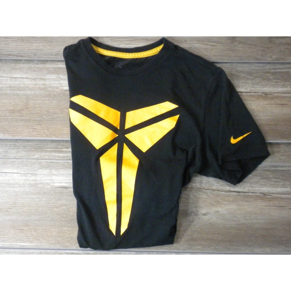 Nike Kobe Sheath T shirt Mens L Black Dri-Fit Basketball Bryant Mamba Streetwear